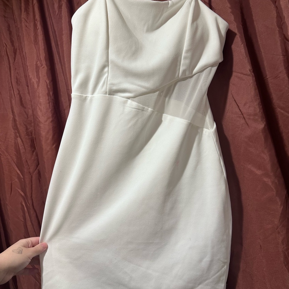 Elegant White Women's Dress